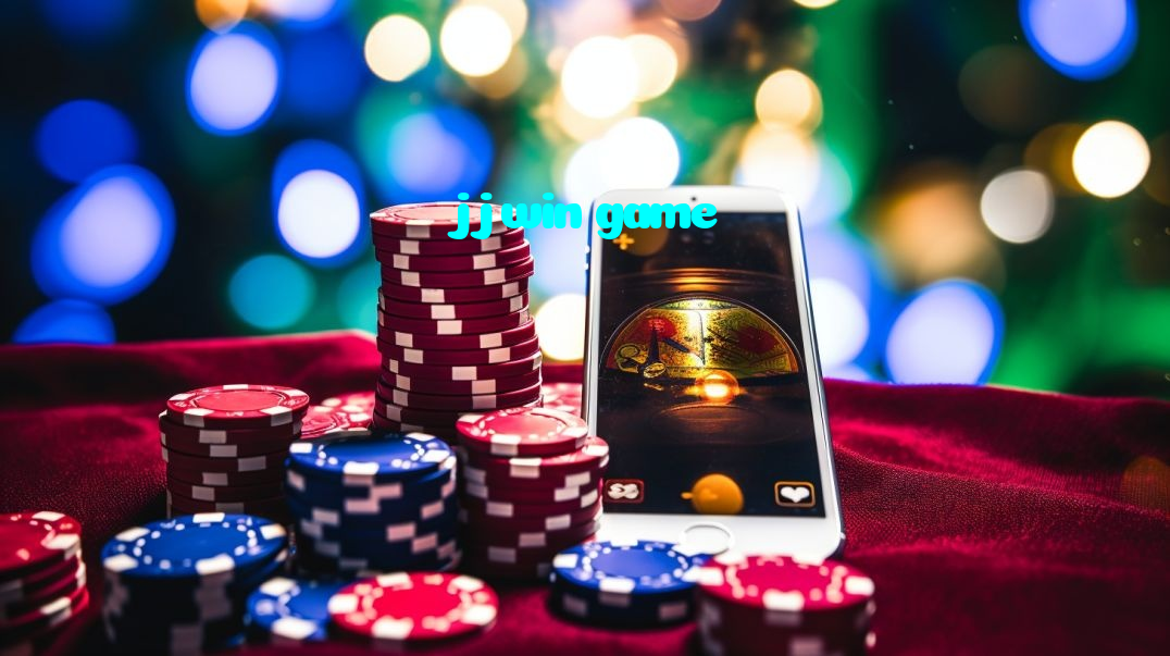jjwin game casino presented on mobile device in Pakistan with slots and live games